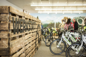 Fahrräder und E-Bikes im Werksverkauf Sachsenring Bike Manufaktur GmbH, Marken wie Steppenwolf, GRACE, VAUN, BIRIA