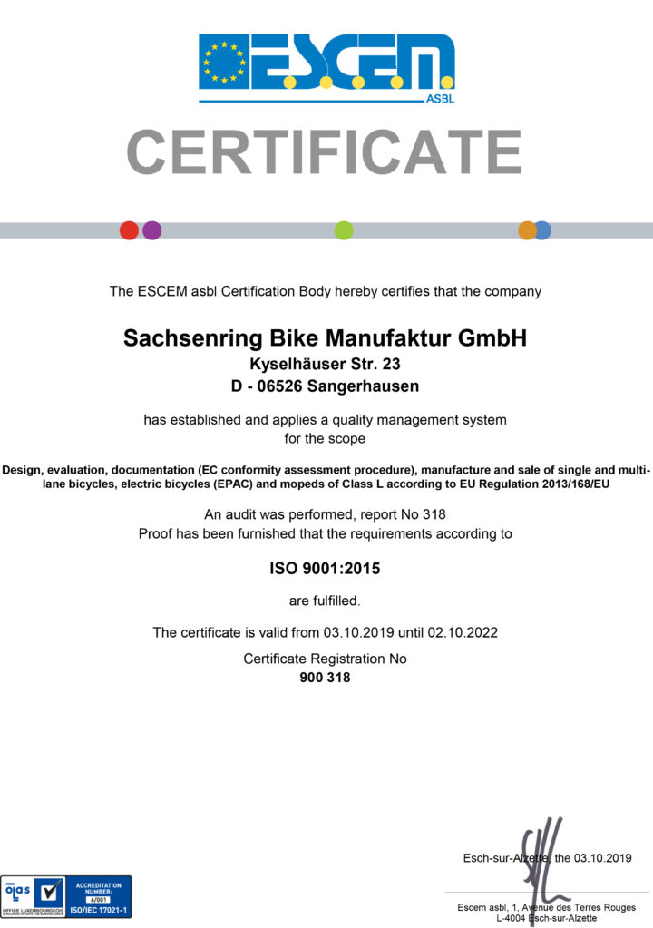 Sachsenring_Certificat ISO 9001 EN_2019 – Certificat Sachsenring_Certificat ISO 9001 EN_2019 - Certificat
